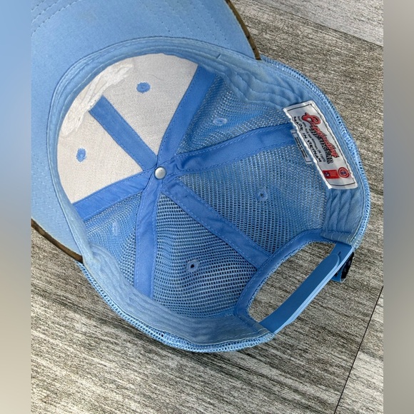 North Carolina Tar Heels Camo Blue Mesh Snapback Captivating Headgear Hat Cap - Picture 6 of 13